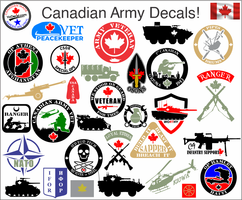 Canadian Army Page 11 YoDecal canadian-army-page-11-yodecal