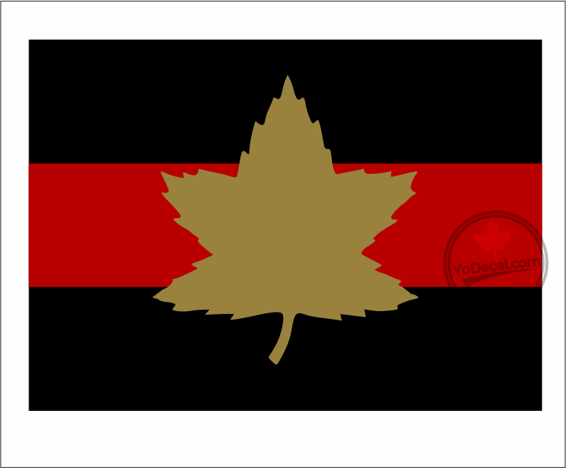 '1st Canadian Armoured Brigade Formation WWII' Premium Vinyl Decal / S