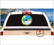 'Bf-109 Messerschmitt Yellow Nose Full Colour' Premium Vinyl Decal