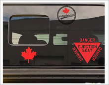 'Danger Ejection Seat F-35 F-22' Premium Vinyl Decal