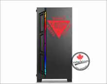 'Danger Ejection Seat F-35 F-22' Premium Vinyl Decal