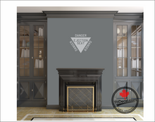 'Danger Ejection Seat F-35 F-22' Premium Vinyl Decal