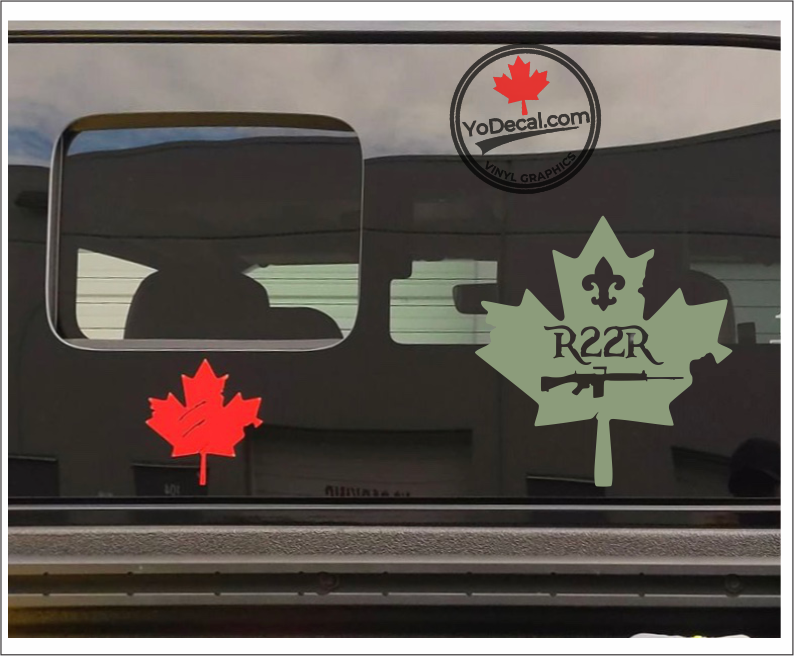 autocollant feuille érable du Canada sticker pour voiture