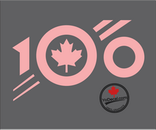 'RCAF 100th Anniversary Official Logo MONOCHROME Premium Vinyl Decal