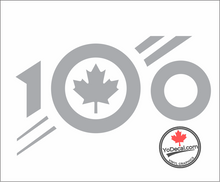 'RCAF 100th Anniversary Official Logo MONOCHROME Premium Vinyl Decal