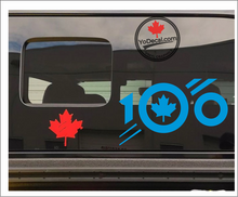 'RCAF 100th Anniversary Official Logo MONOCHROME Premium Vinyl Decal
