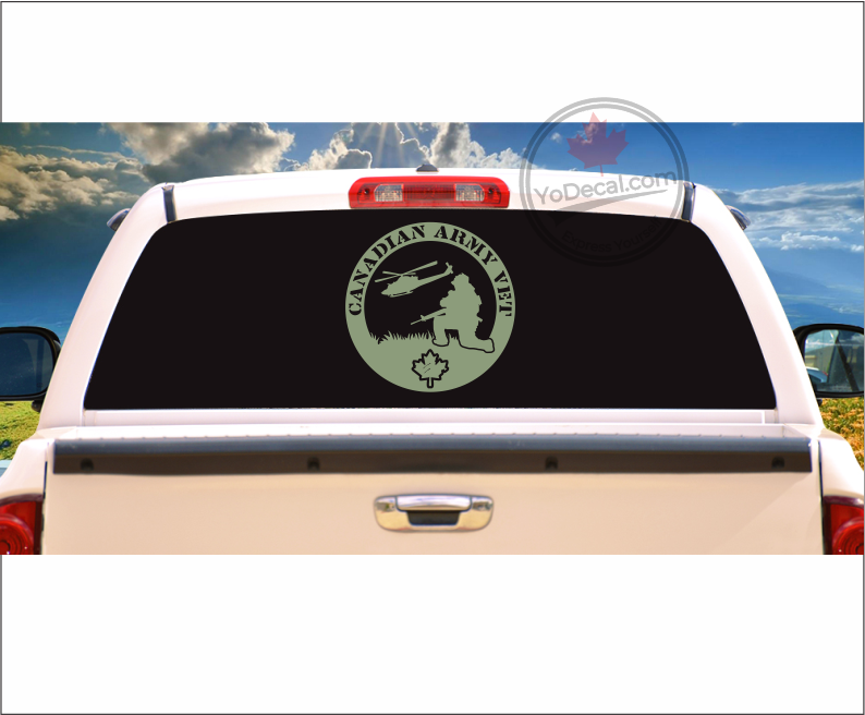 Canadian Army Vet' Premium Vinyl Decal – YoDecal.com