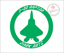 'F-22 Raptor - Dark Arts' Premium Vinyl Decal