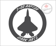 'F-22 Raptor - Dark Arts' Premium Vinyl Decal
