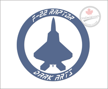 'F-22 Raptor - Dark Arts' Premium Vinyl Decal