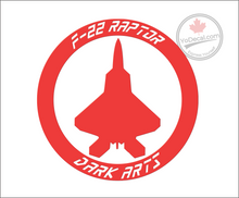 'F-22 Raptor - Dark Arts' Premium Vinyl Decal