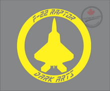 'F-22 Raptor - Dark Arts' Premium Vinyl Decal