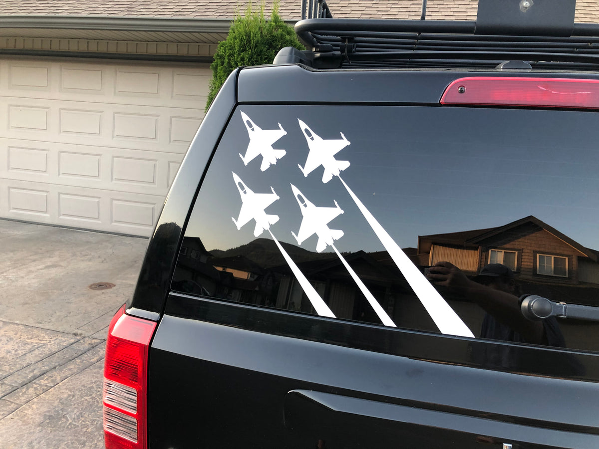 'f-16 Diamond' Premium Vinyl Decal – Yodecal.com