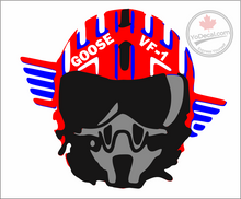 'Top Gun Goose Helmet' Premium Vinyl Decal / Sticker