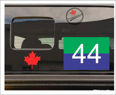 'Royal Canadian Dragoons Recon Unit/Div Sign 44' Premium Vinyl Decal / Sticker