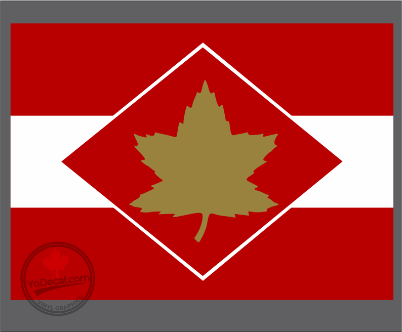 '1st Canadian Corp Formation WWII' Premium Vinyl Decal / Sticker