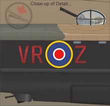 1st Canadian Lancaster 'The Ruhr Express' 419 Sqn Markings Canvas Print