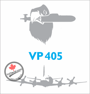 'Eagle & Akula VP 405 Sqn with CP-140 Aurora' Premium Vinyl Decal Sticker