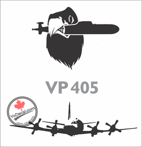 'Eagle & Akula VP 405 Sqn with CP-140 Aurora' Premium Vinyl Decal Sticker