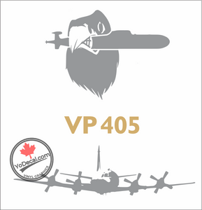 'Eagle & Akula VP 405 Sqn with CP-140 Aurora' Premium Vinyl Decal Sticker