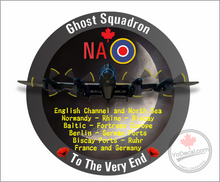 'RCAF 428 Ghost Squadron WWII NA Lancaster To The Very End' Premium Vinyl Decal Sticker