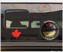 'RCAF 428 Ghost Squadron WWII NA Lancaster To The Very End' Premium Vinyl Decal Sticker