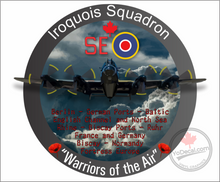 'RCAF 431 Iroquois Sqn WWII SE Lancaster Warriors of the Air' Premium Vinyl Decal Sticker