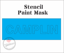 'CAMPLIN' Paint Mask Stencil Vinyl Decal
