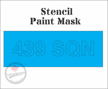 RCAF 439 Squadron '439 SQN' Paint Mask Stencil Vinyl Decal