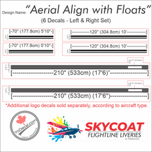 Skycoat Flightline Liveries "Aerial Align" Premium Vinyl Decal Set