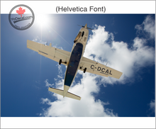 'Canadian Registration Marks (PAIR)- Helvetica Font' Premium Vinyl Decal