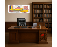 Air Cadets PERSONALIZED Schweizer Glider Side Profile Art Canvas