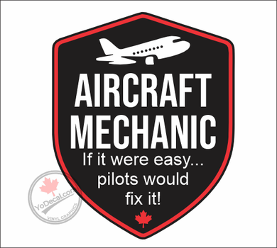SignMission Z-1014-Aviation Mechanic 14 in. I M the Aviation Mechanic Warning Sign - Plane Fly Flight Airplane Airport