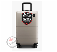 'Aircraft Mechanic - Sleep is optional... Safety is not!' Vinyl Decal Sticker