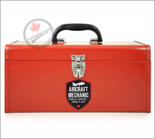 'Aircraft Mechanic - Sleep is optional... Safety is not!' Vinyl Decal Sticker