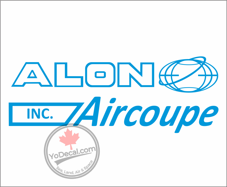 'Alon A-2 Aircoupe Logo (No Background)' Premium Vinyl Decal / Sticker ...