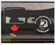 'They Said I Could Become Anything - So I Became a SOLDIER' Premium Vinyl Decal