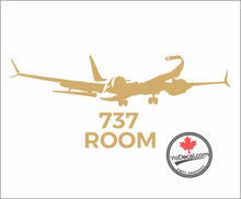 '737 Room' Premium Vinyl Decal