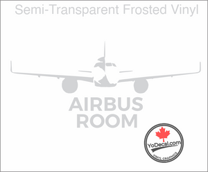 'Airbus Room' Premium Vinyl Decal