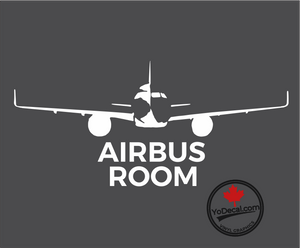 'Airbus Room' Premium Vinyl Decal