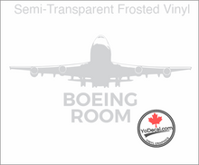 'Boeing Room' Premium Vinyl Decal