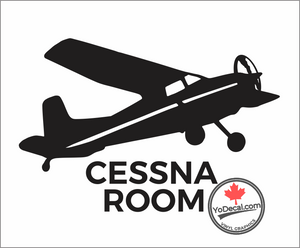 'Cessna Room' Premium Vinyl Decal