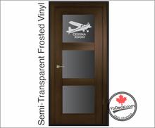 'Cessna Room' Premium Vinyl Decal