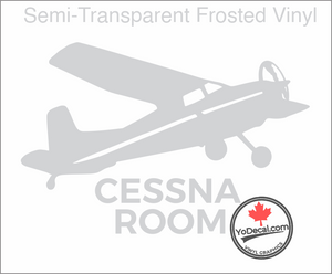 'Cessna Room' Premium Vinyl Decal