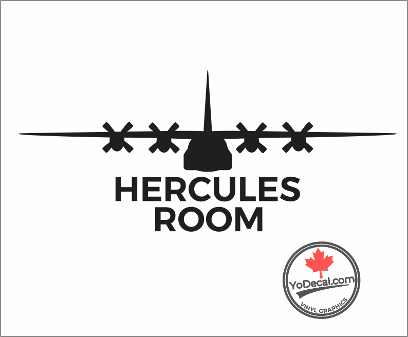 'Hercules Room' Premium Vinyl Decal