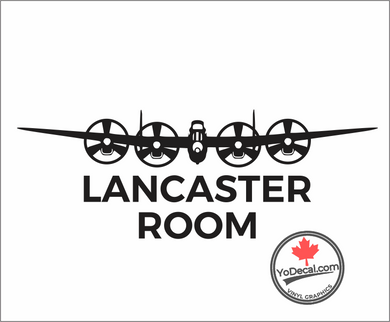 'Lancaster Room' Premium Vinyl Decal