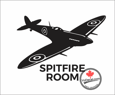'Spitfire Room' Premium Vinyl Decal
