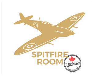 'Spitfire Room' Premium Vinyl Decal