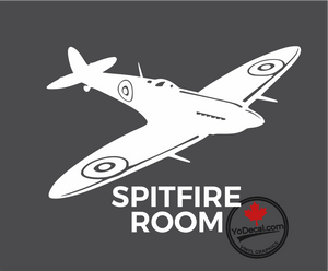'Spitfire Room' Premium Vinyl Decal