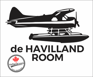 'de Havilland Room' Premium Vinyl Decal
